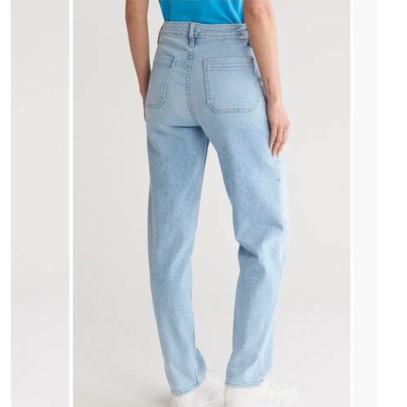 MOTHER The Private Double Pocket Skimp Straight Leg Jeans Tea Time NWOT - Picture 11 of 16